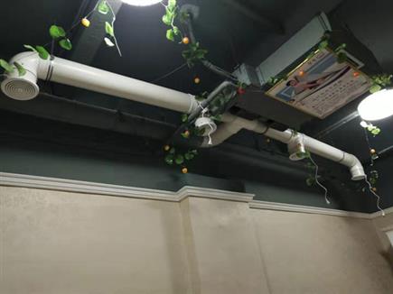 嵩山路艾灸馆通风排烟