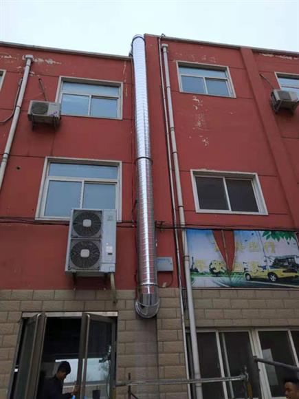宜阳前进桥北头烧烤店厨房排烟