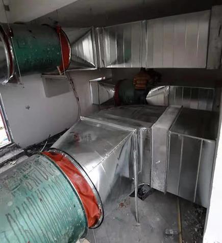 郑州工商学院兰考校区消防排烟系统